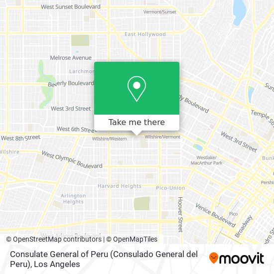 Consulate General of Peru (Consulado General del Peru) map