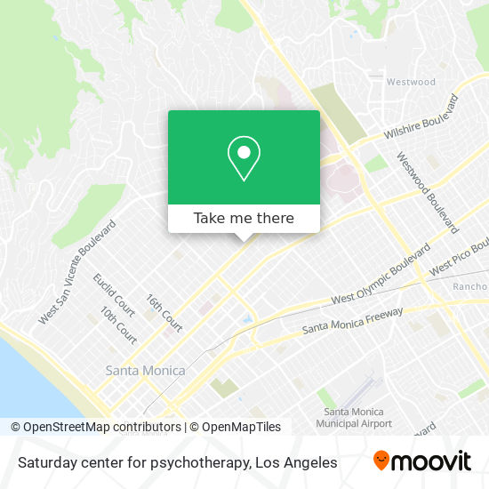 Saturday center for psychotherapy map