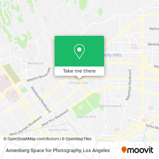 Annenberg Space for Photography map