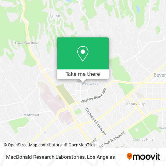 Mapa de MacDonald Research Laboratories