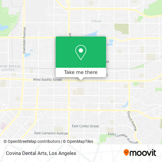 Mapa de Covina Dental Arts