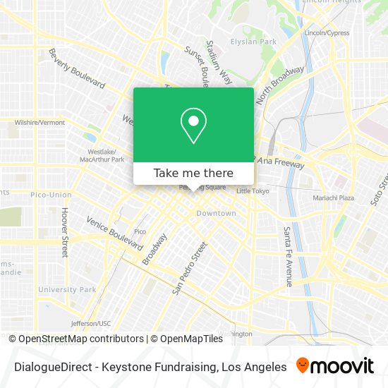 Mapa de DialogueDirect - Keystone Fundraising