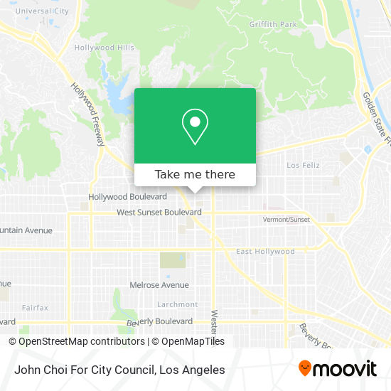 Mapa de John Choi For City Council