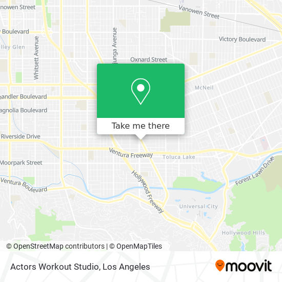 Actors Workout Studio map