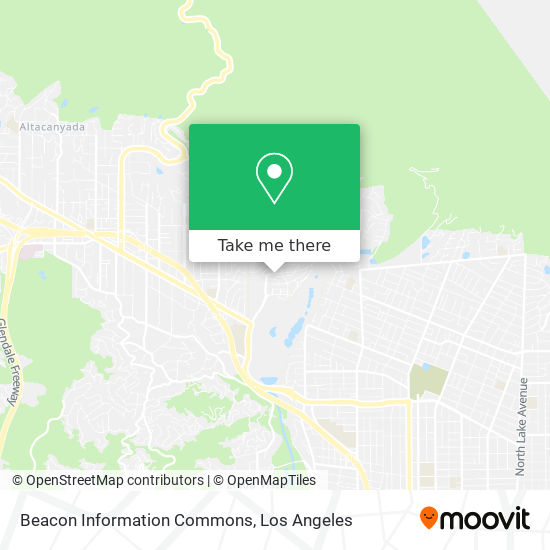 Mapa de Beacon Information Commons