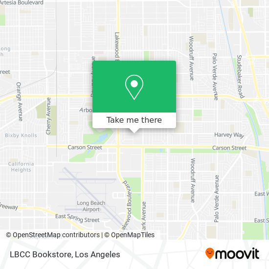 LBCC Bookstore map