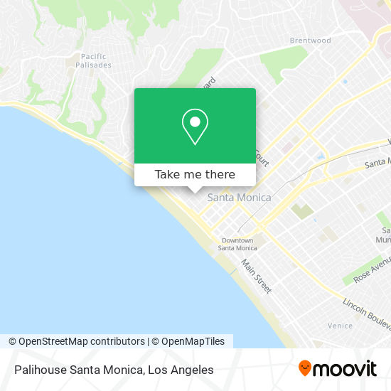 Mapa de Palihouse Santa Monica