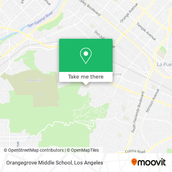 Orangegrove Middle School map