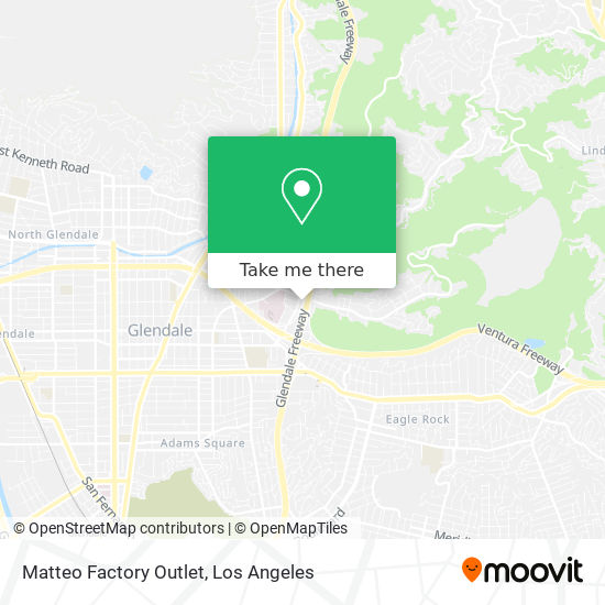 Mapa de Matteo Factory Outlet