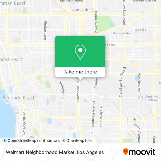 Mapa de Walmart Neighborhood Market