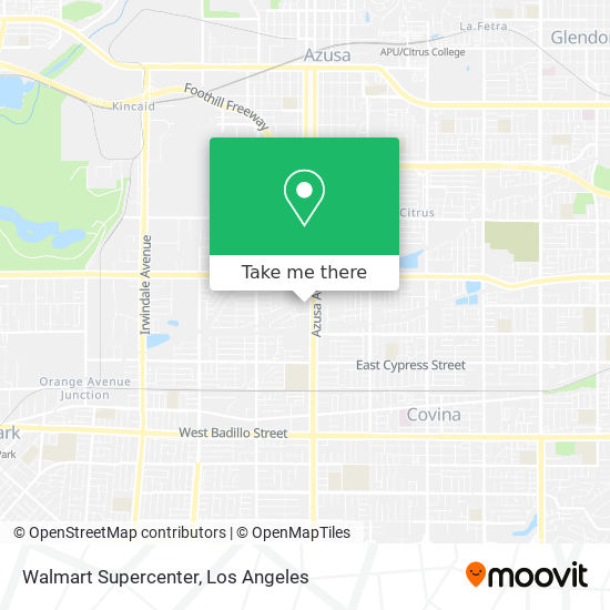 Walmart Supercenter map