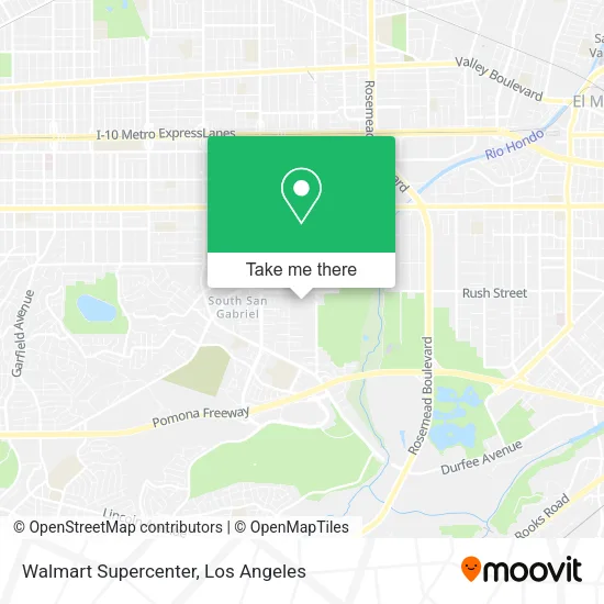 Walmart Supercenter map