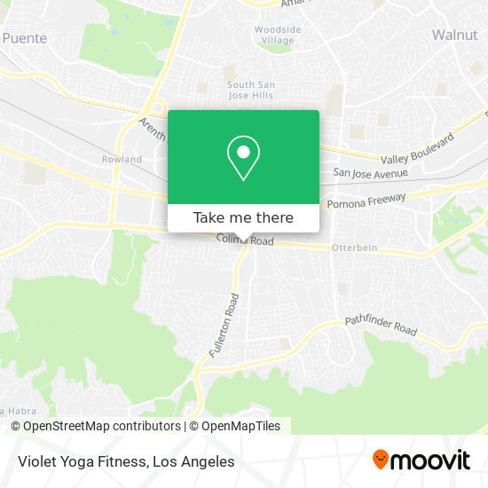 Violet Yoga Fitness map