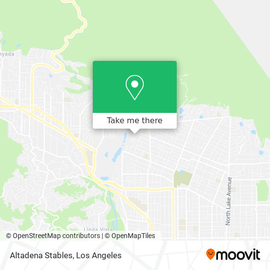 Altadena Stables map