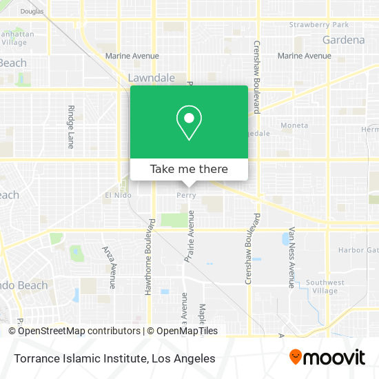 Mapa de Torrance Islamic Institute