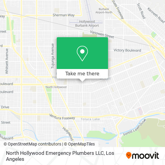 North Hollywood Emergency Plumbers LLC map