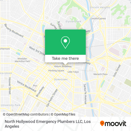 North Hollywood Emergency Plumbers LLC map