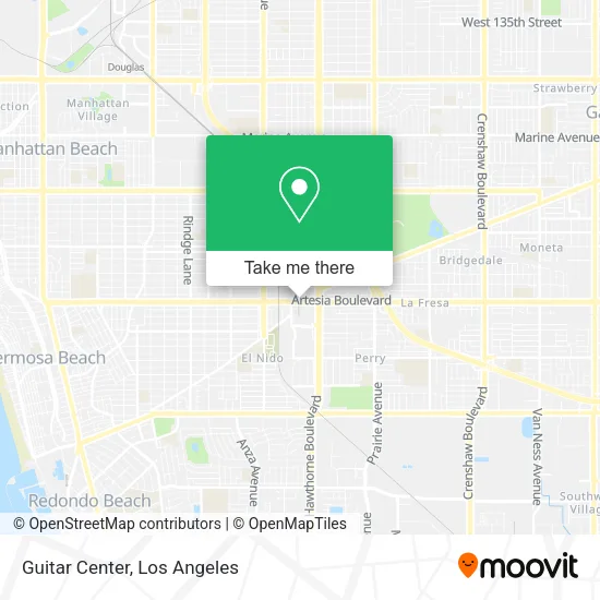 Guitar Center map