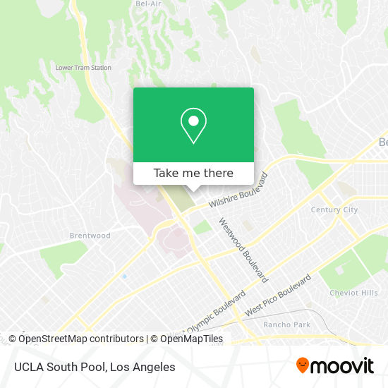 Mapa de UCLA South Pool