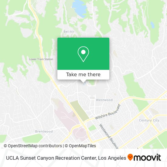 UCLA Sunset Canyon Recreation Center map