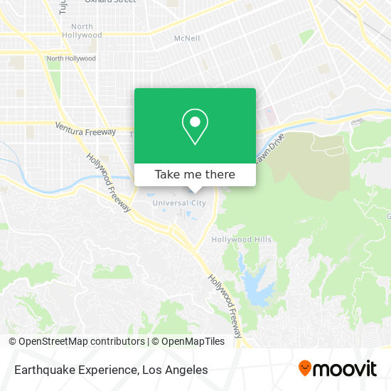 Earthquake Experience map