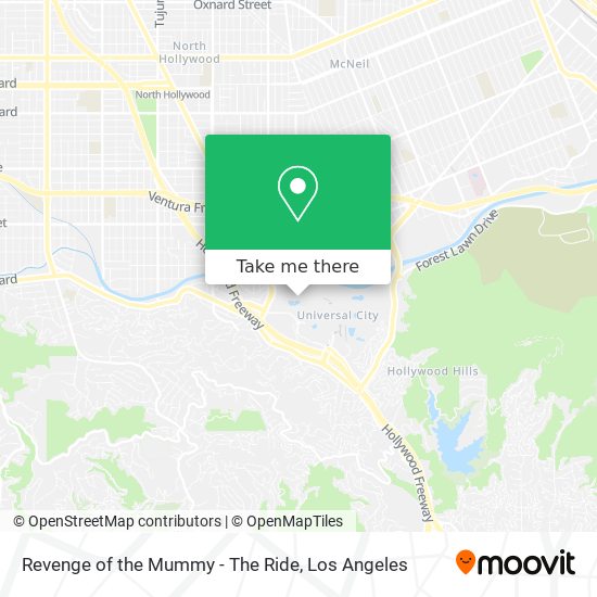 Mapa de Revenge of the Mummy - The Ride