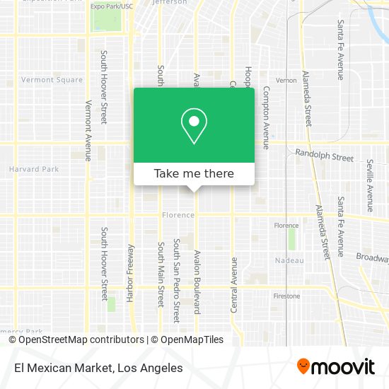 El Mexican Market map