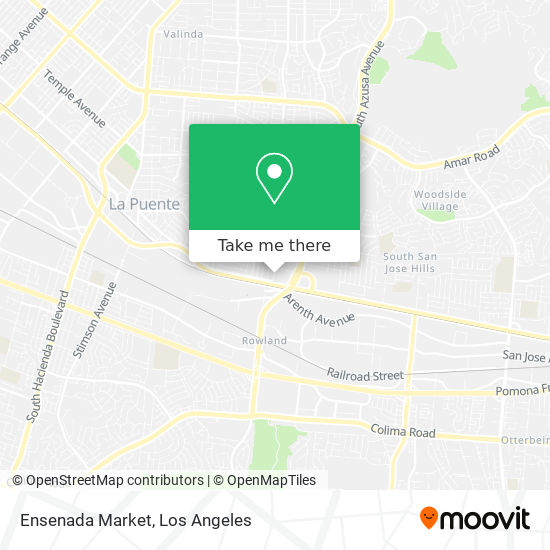 Mapa de Ensenada Market