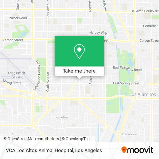 Mapa de VCA Los Altos Animal Hospital