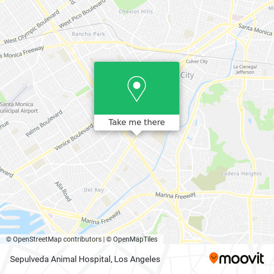 Mapa de Sepulveda Animal Hospital