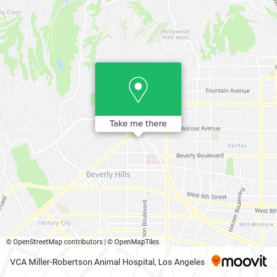 Mapa de VCA Miller-Robertson Animal Hospital