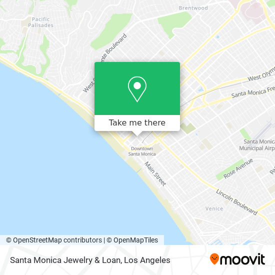 Santa Monica Jewelry & Loan map