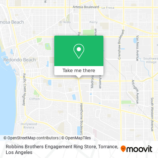 Mapa de Robbins Brothers Engagement Ring Store, Torrance