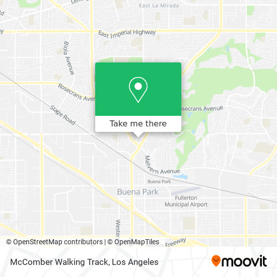 McComber Walking Track map