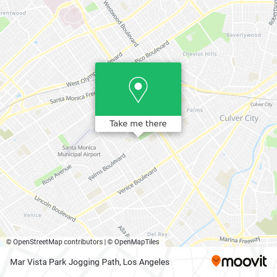 Mar Vista Park Jogging Path map