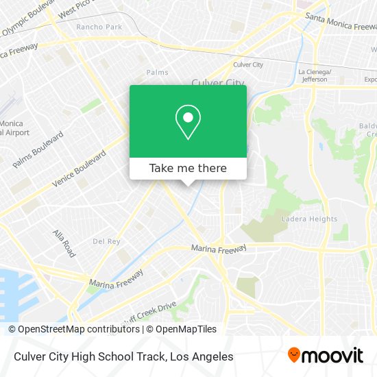 Culver City High School Track map