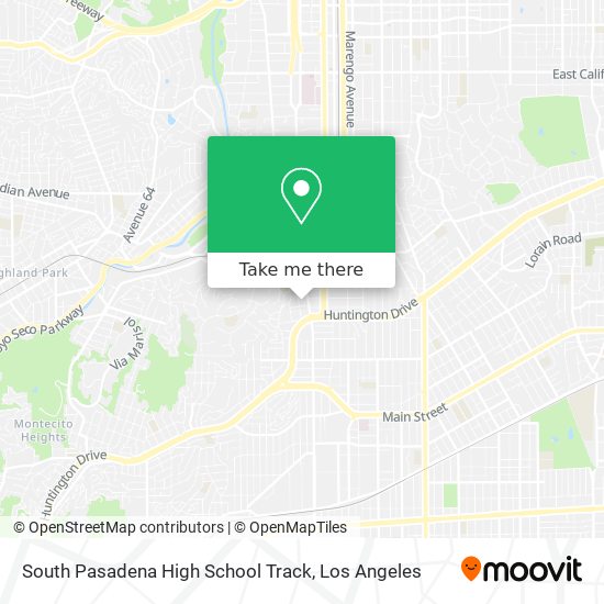 Mapa de South Pasadena High School Track