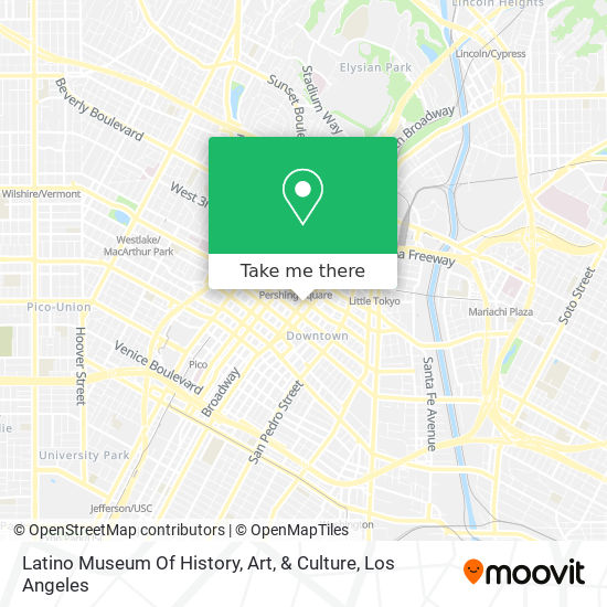 Latino Museum Of History, Art, & Culture map