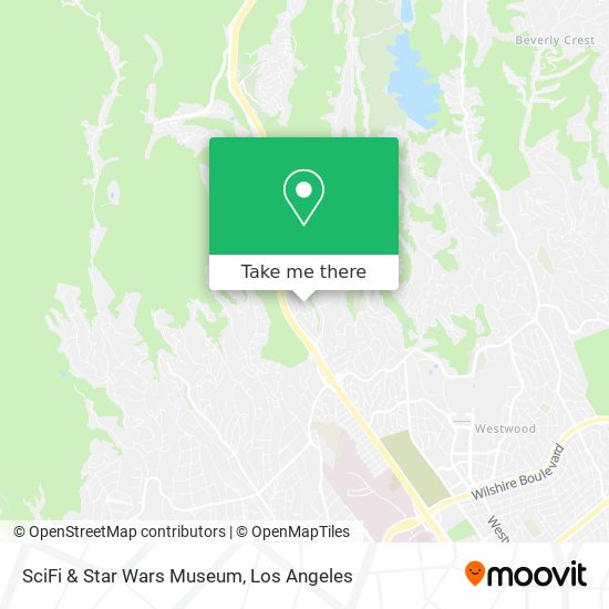 Mapa de SciFi & Star Wars Museum