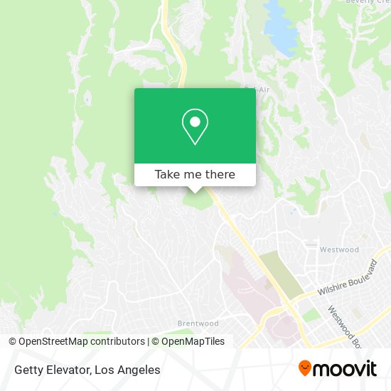 Mapa de Getty Elevator
