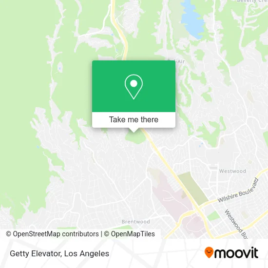 Getty Elevator map