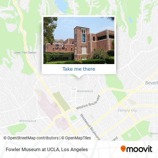 Fowler Museum at UCLA map