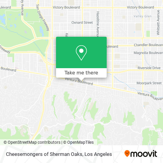 Mapa de Cheesemongers of Sherman Oaks