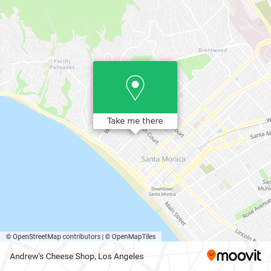 Mapa de Andrew's Cheese Shop