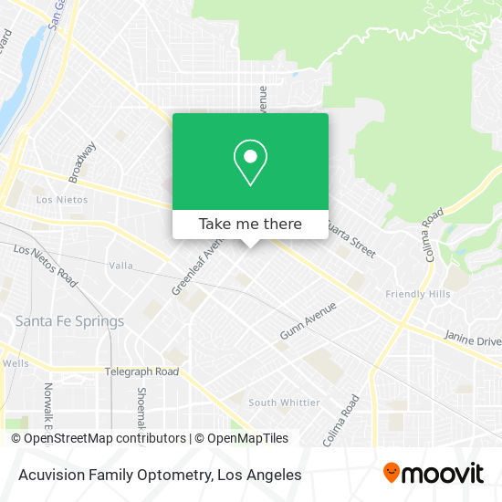 Acuvision Family Optometry map