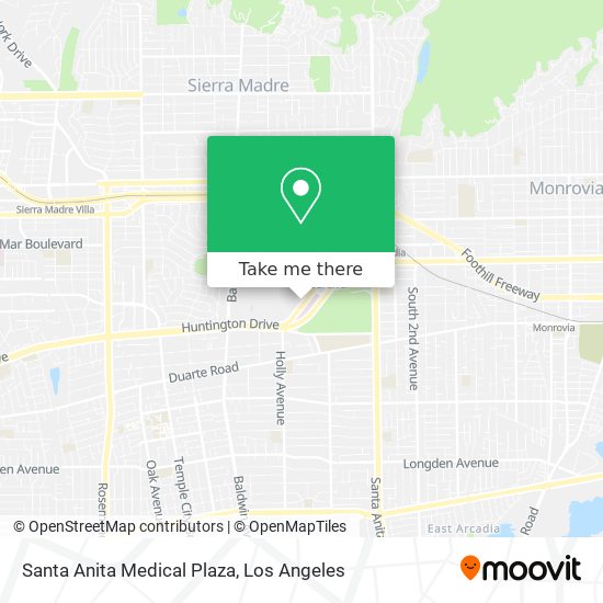Mapa de Santa Anita Medical Plaza