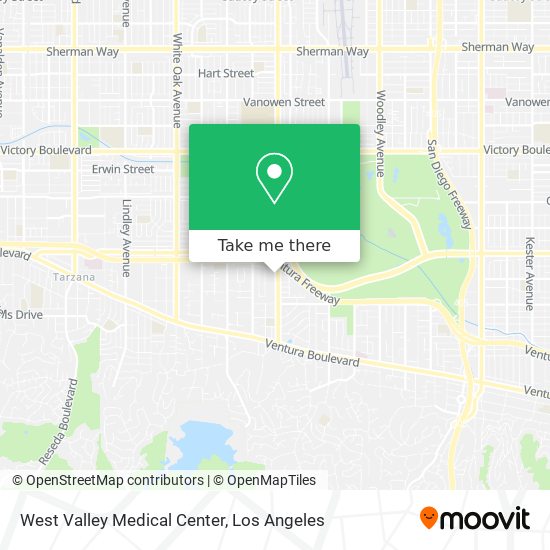 West Valley Medical Center map