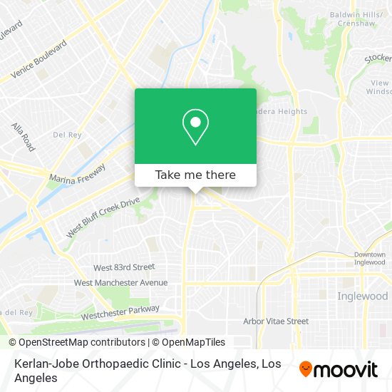 Kerlan-Jobe Orthopaedic Clinic - Los Angeles map