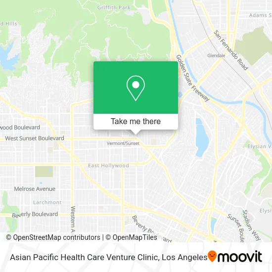 Asian Pacific Health Care Venture Clinic map