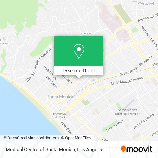 Mapa de Medical Centre of Santa Monica